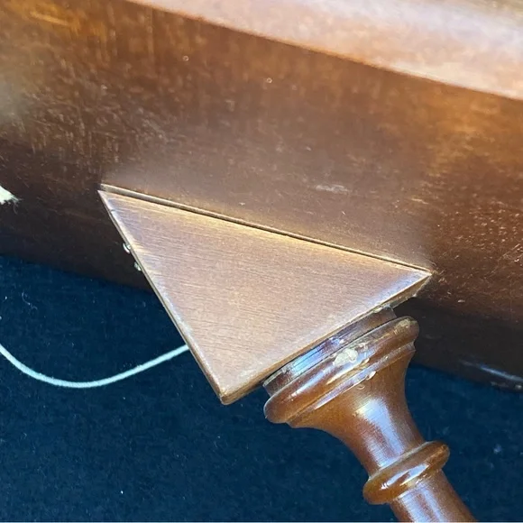 vtg Wooden Pedestal Book Stand - Picture 12 of 12